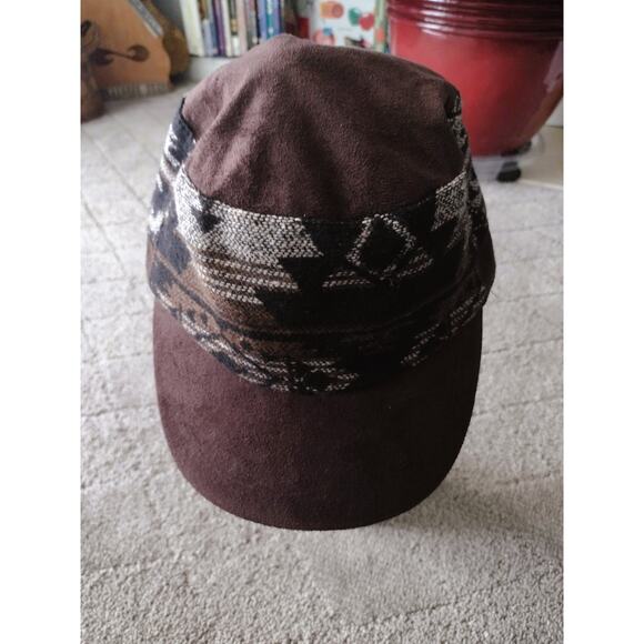 Scala Pronto Accessories - NWT Scala Multi-color Blanket Wool Cadet Cap Hat